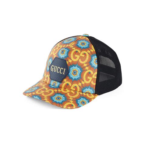 gucci 100 kaleidoscope print baseball hat|Gucci 100 kaleidoscope print baseball hat.